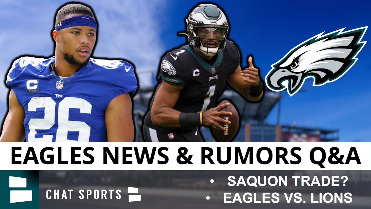 Saquon Barkley Trade? Start Nakobe Dean? Trade For Kareem Hunt? Philadelphia Eagles News, Rumors