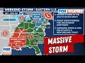 Massive Weekend Storm To Slam Eastern US With Damaging Winds, Severe Storms, Snow image