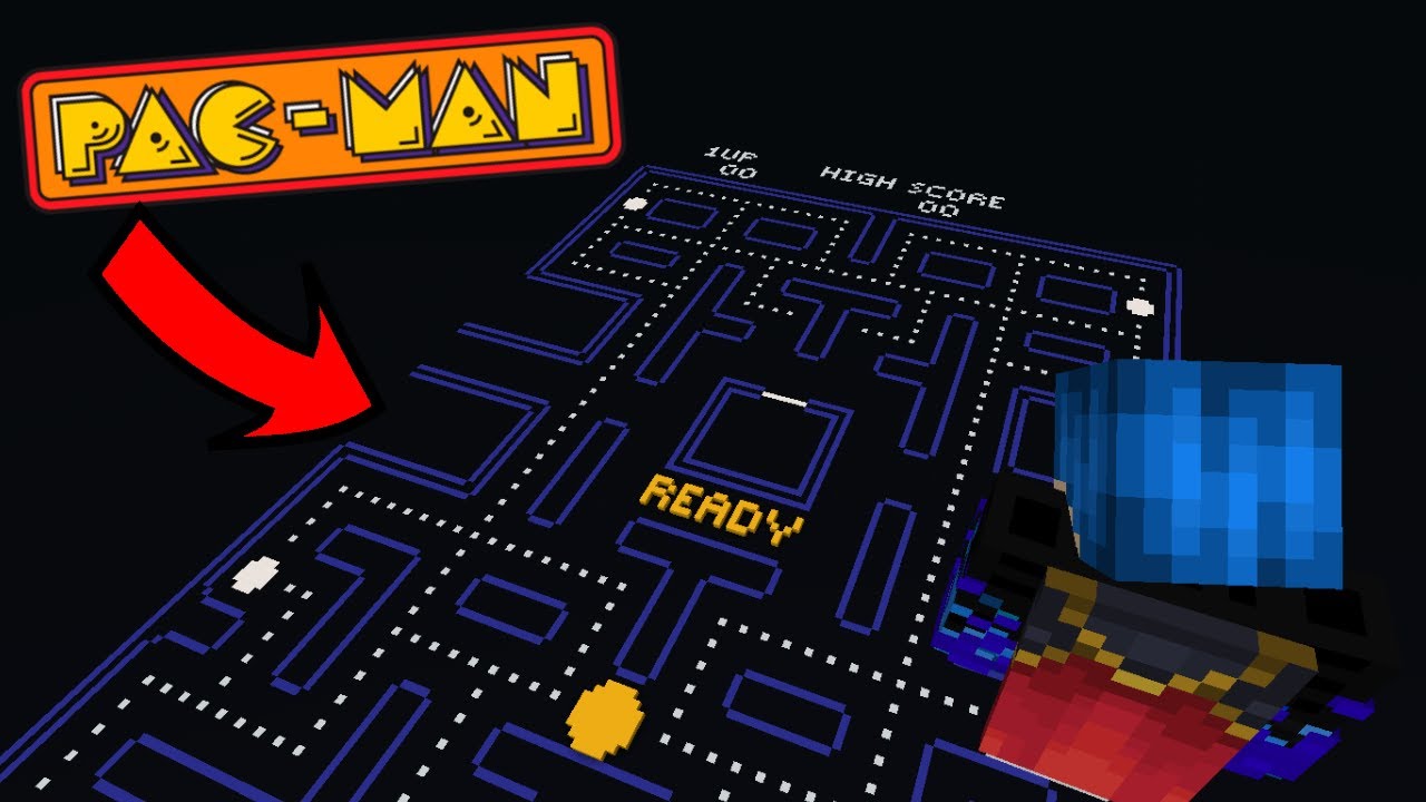 r Fundy Recreates Pac-Man in Minecraft, But It's Not