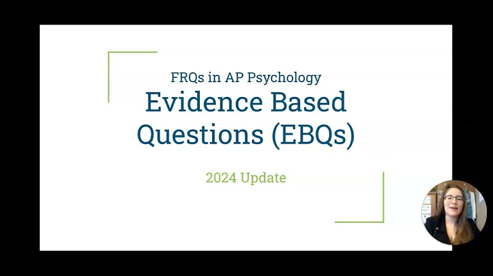 How to Write an EBQ | FRQs in AP Psychology