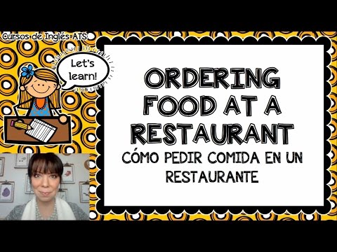 Video: Cómo Pedir Comida En Un Restaurante