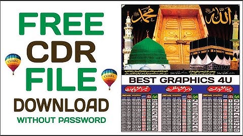 Ramadan Calendar 2020 Corel Draw Cdr File 2020 by Best Graphics 4U