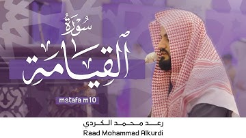 سورة القيامة تلاوة جميلة وهادئة بصوت رعد محمد الكردي 4K