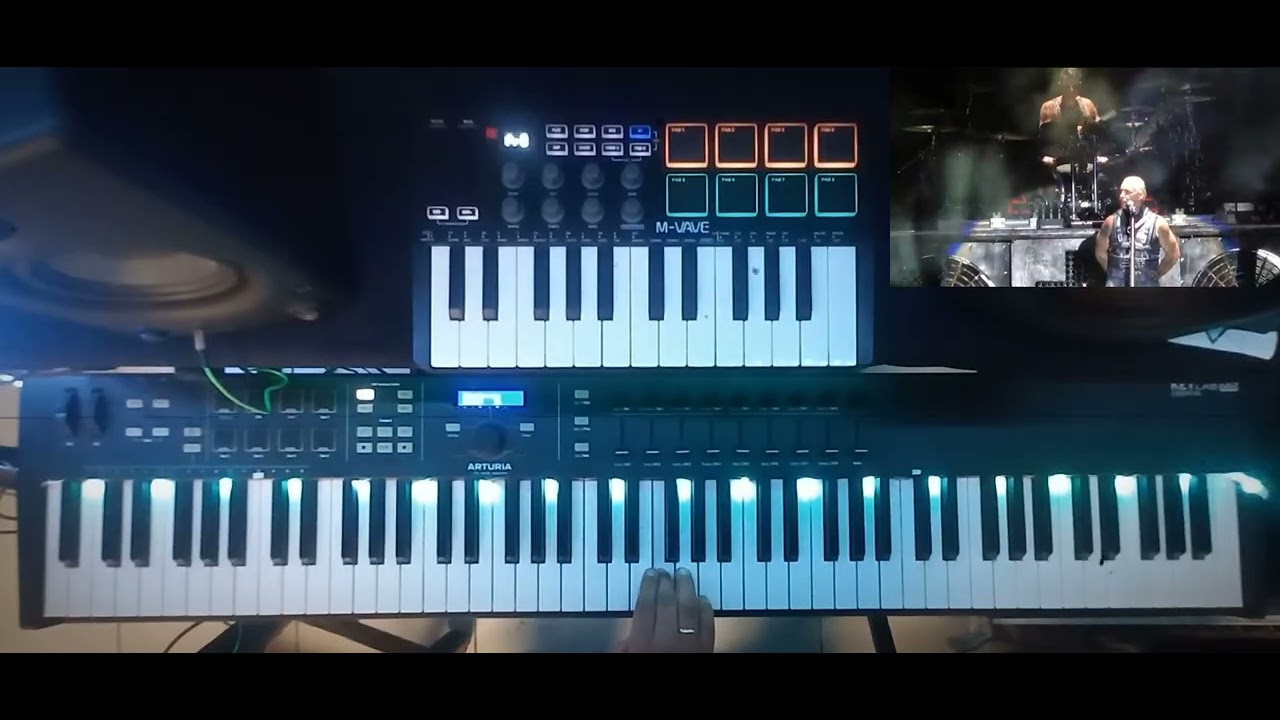 Rammstein - Wollt Ihr Das Bett In Flammen Sehen Keyboard Cover