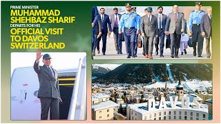 PM Shehbaz Sharif Departs for Switzerland to Attend WEF Annual Meeting 2026