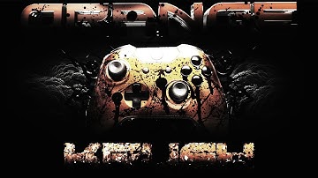 -Orange Krush- Custom Xbox One Controller Hand Airbrushed by ProModz.com