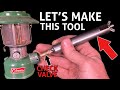 Coleman Lantern Check Valve Tool Build - Restoring Vintage Gas Lamps