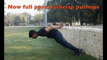 Back clap Push ups tutorial in Hindi for beginners | Calisthenics India |