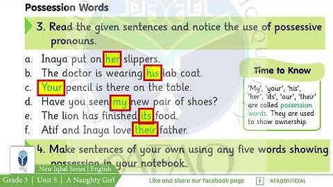 NIS Grade 03 English Chapter 05 Part 02