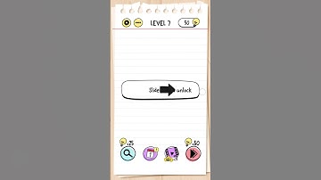 Slide Left To Unlock  ?🔐 Brain Test Level :- 7