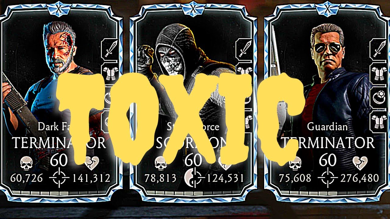MK Mobile: Maxed OUT Guardian Terminator in Team Horror! Toxic VOL 2