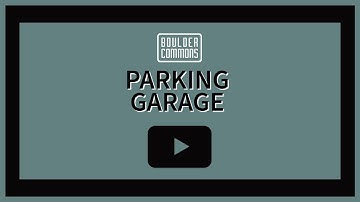 Boulder Commons Living - Parking Garage