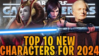 Top 10 New Characters Needed for 2024 in SWGoH - Satele Shan, Chancellor Palpatine, and MORE!