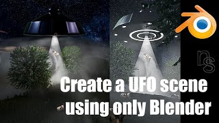 Creating a UFO Scene within Blender Part 1 of 2