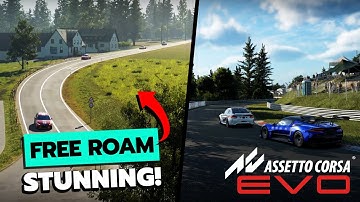 Assetto Corsa EVO – NEW Free Roam Details and Open World Footage