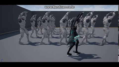 Miku and Unreal dudes(UE4)