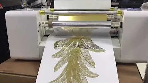 Amydor AMD360C digital foil printer for personalized printing of paper, invitation card, PVC