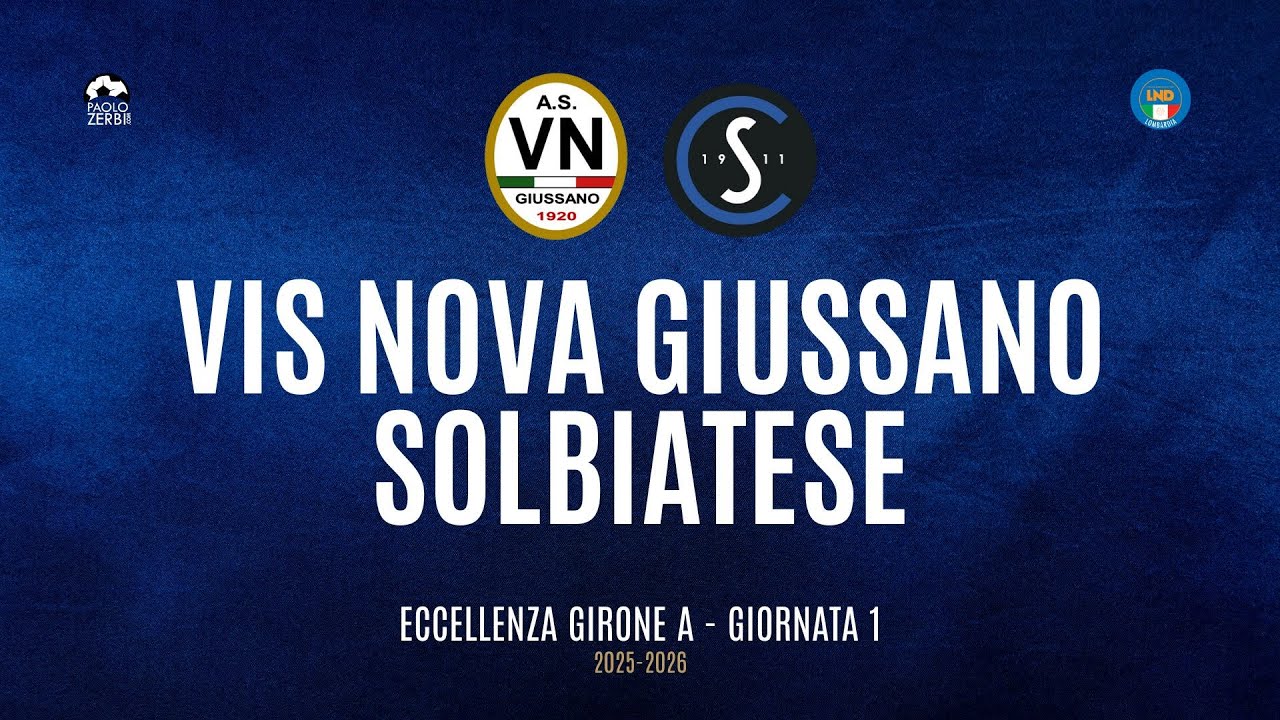 [HIGHLIGHTS] Eccellenza Girone A 25/26 - | Giornata 1 | Vis Nova Giussano - Solbiatese