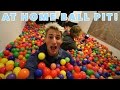 HE BUILT A BALL PIT IN HIS HOUSE!