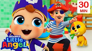 Daddy Pirate Playtime Song (Bathroom Edition) | Fun Sing Along Songs by @LittleAngel Playtime