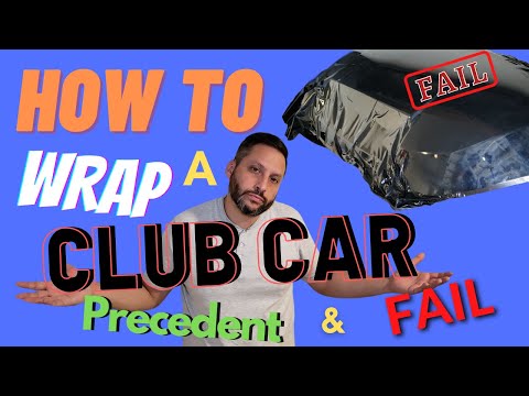 How Much Material To Wrap A Golf Cart