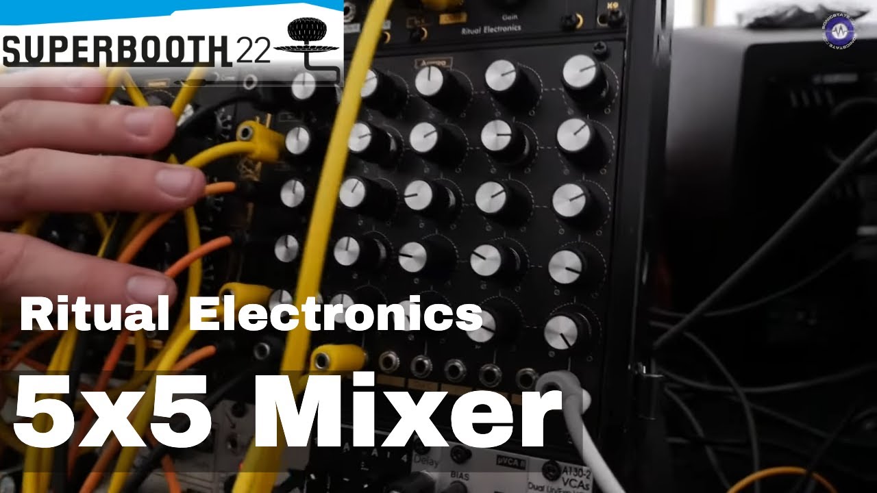 Superbooth 22: Ritual Electronics Areana 5x5 Matrix Mixer