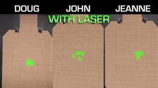 Sights vs. Lasers Around a Barricade| Gun Talk Laser Lab