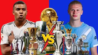 Kylian Mbappé Vs Erling Haaland Trophy Comparison 2025 Who Has Won