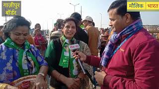 || मातृशक्ति ने जब कर दिया तिलक || kisan andolan gazipur border || rakesh tikait news ||