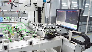Capacitive touch sensing diaphragm switch for appliancesautomobiles