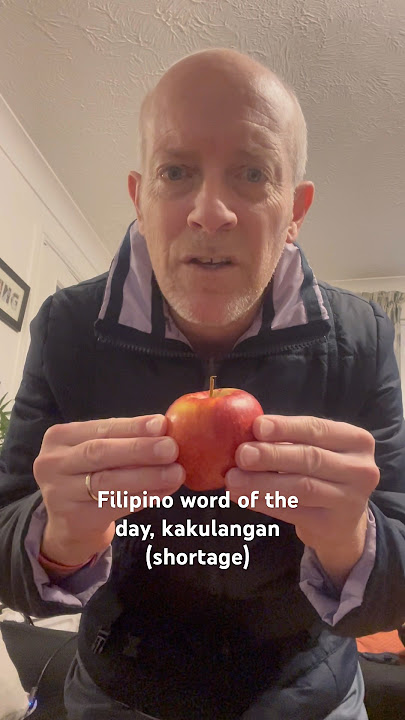 Filipino word of the day, kakulangan (shortage)