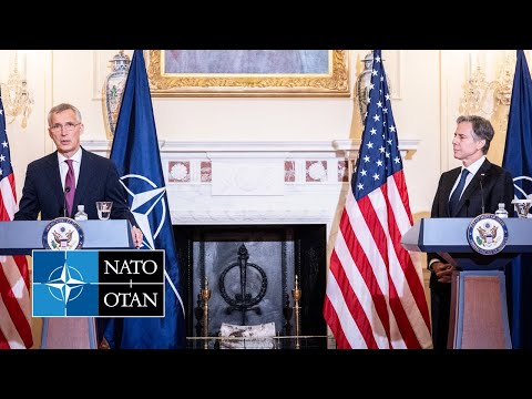 NATO Secretary General with the 🇺🇸 US Secretary of State Antony J. Blinken, 01 JUN 2022