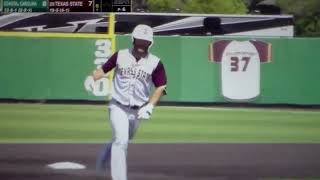 Texas State baseball's Wuthrich hits home run vs. Coastal Carolina