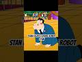 Stan fights future robot Stan #foryou #americandad #series #shorts