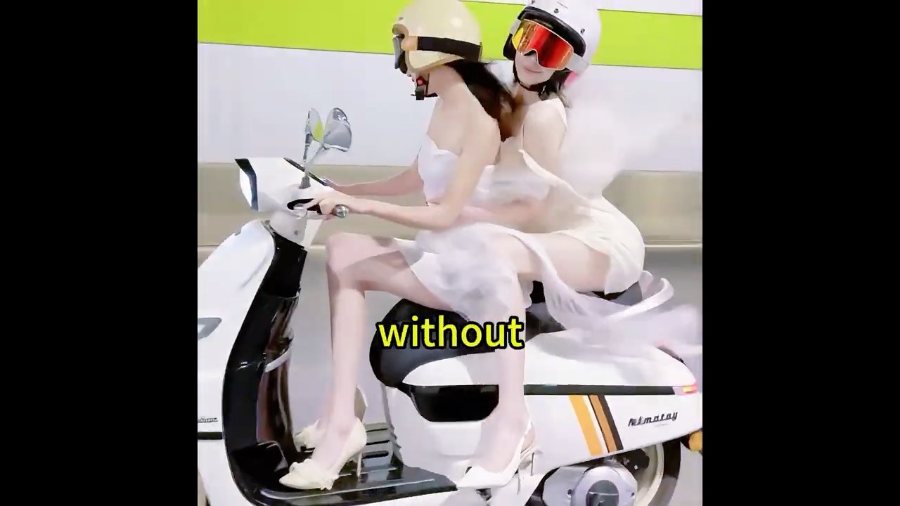 From Mocked to Empowered: A Girl’s Unlikely Journey with a “Training Wheel” Motorcycle#shorts #fyp