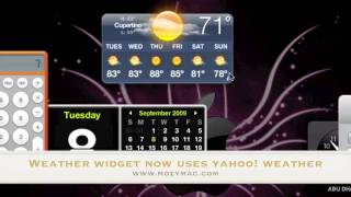 Episode 13: Weather Widget now is powered by Yahoo! in Mac OS X screenshot 3