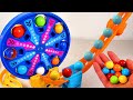 Roller Coaster Marble Run Race ASMR # 2 ☆ Ferris Wheel ☆ Creative Healing Sound Machine DIY Build
