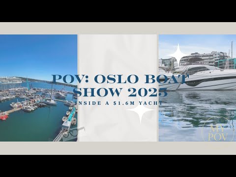 POV: Boat Show at Aker Brygge | 16M NOK Princess Yacht Tour & Brand Highlights