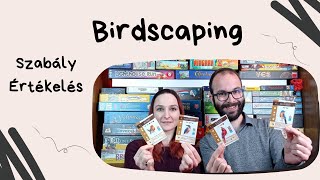 Fesztáv utazóverzió? Birdscaping társasjáték játékbemutató és szabályismertető