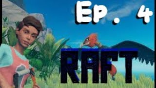 I HATE THESE BIRDS!!! Raft Let's Play Ep. 4