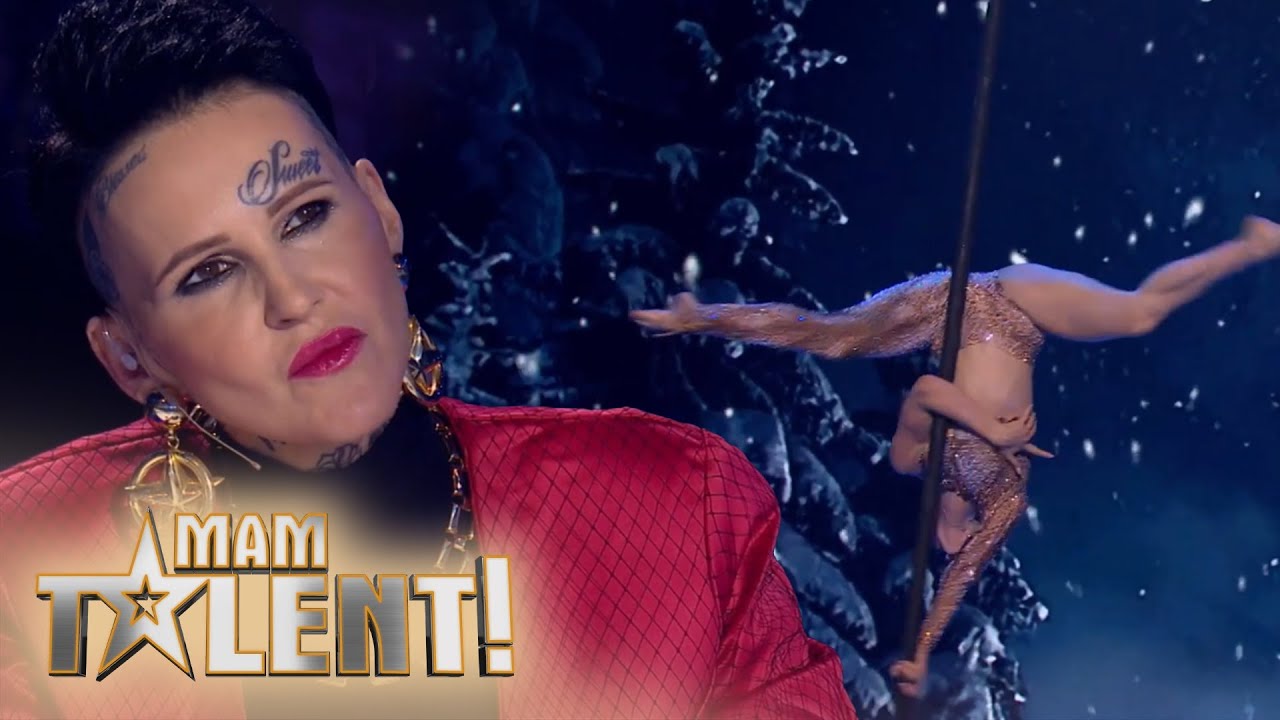 Ekaterina Sidunova w niezwykłym tańcu w płatkach śniegu | Mam Talent! pod choinkę