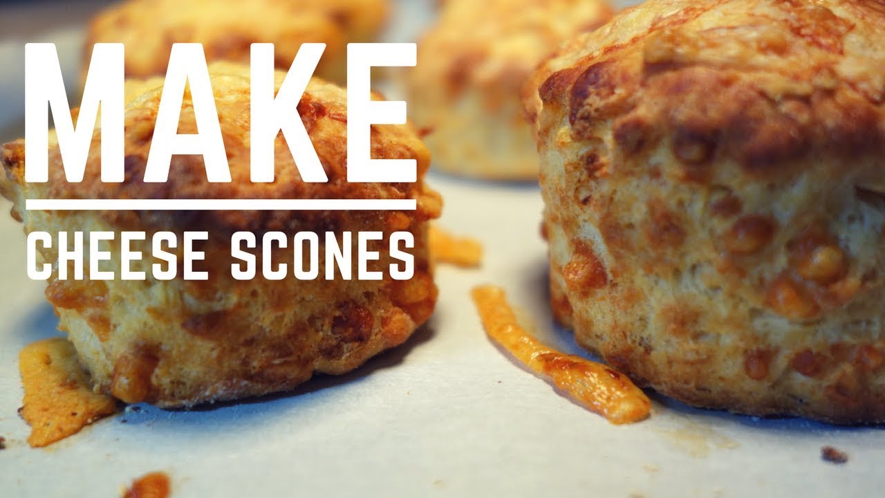 How to Make Light and Delicious Cheese Scones (Savory Scones) - YouTube