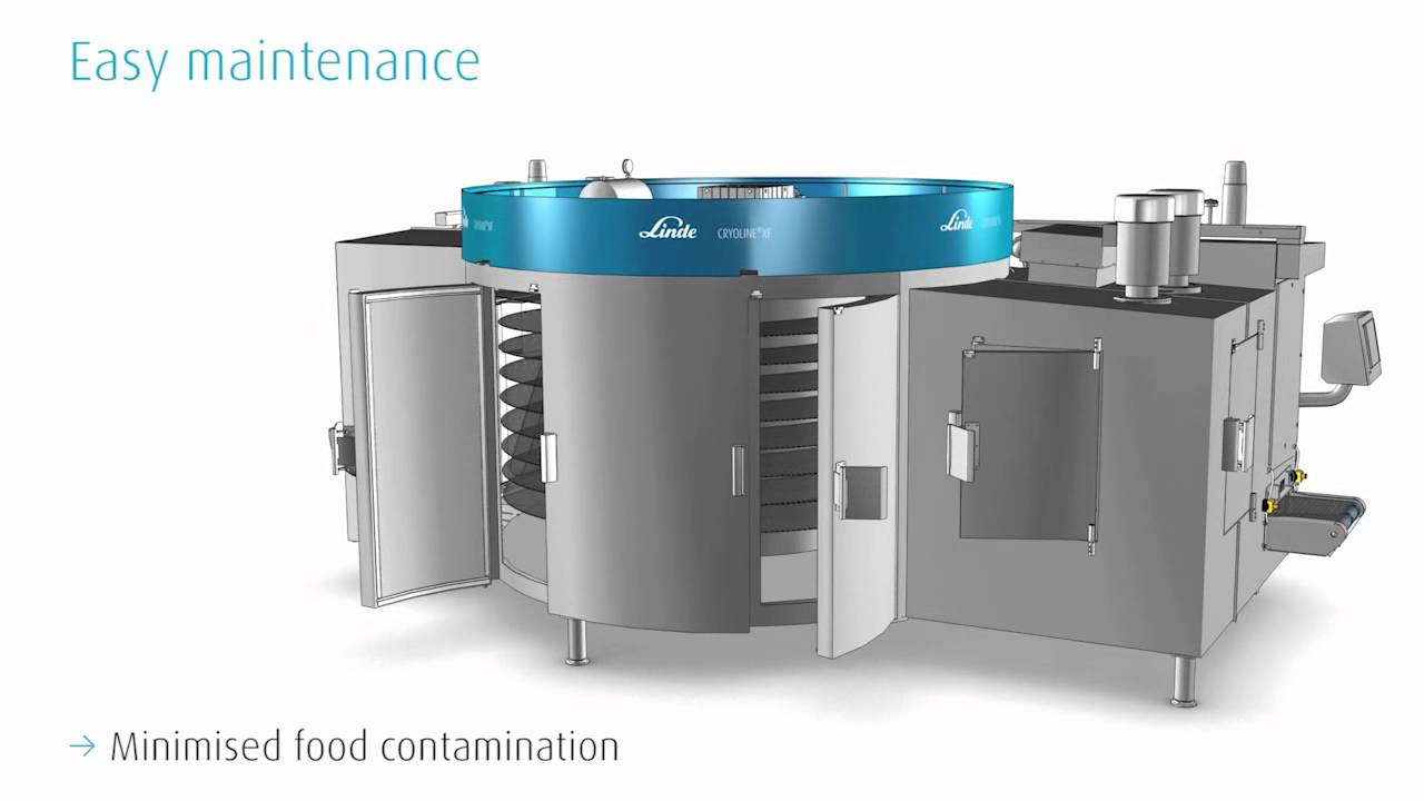 CRYOLINE XF High Performance Spiral Freezer for Large Capacities