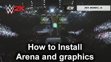 How to install AEW Dynamite Arena and Graphics - WWE2K Mods - Modding Made Easy by A Flying Pig