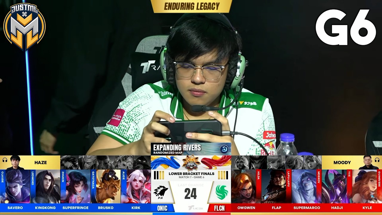 ONIC PH vs FALCONS - GAME 6 | Lower Bracket Finals | MPL Philippines Season 17