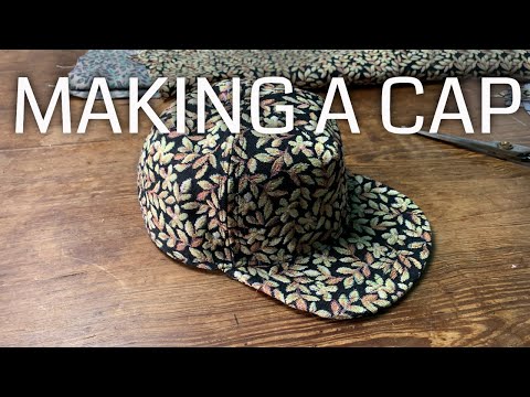 Making a baseball cap, because...why not