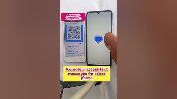 Remotely access text messages on another phone