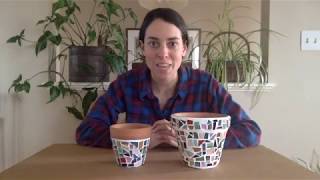 Create Your Own Mosaic Planter Pot Tutorial