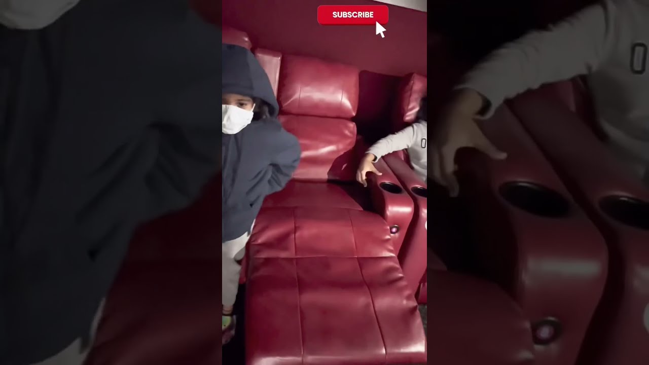 Comfortable Recliner chairs in Marcus Imax Dream Lounger Theater Bloomington Usa shortsvideo YouTube