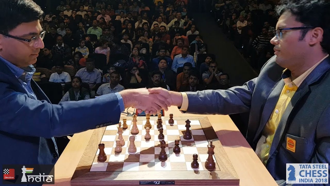 Rematch: Vishy Anand vs Praggnanandhaa, Tata Steel Chess India 2018